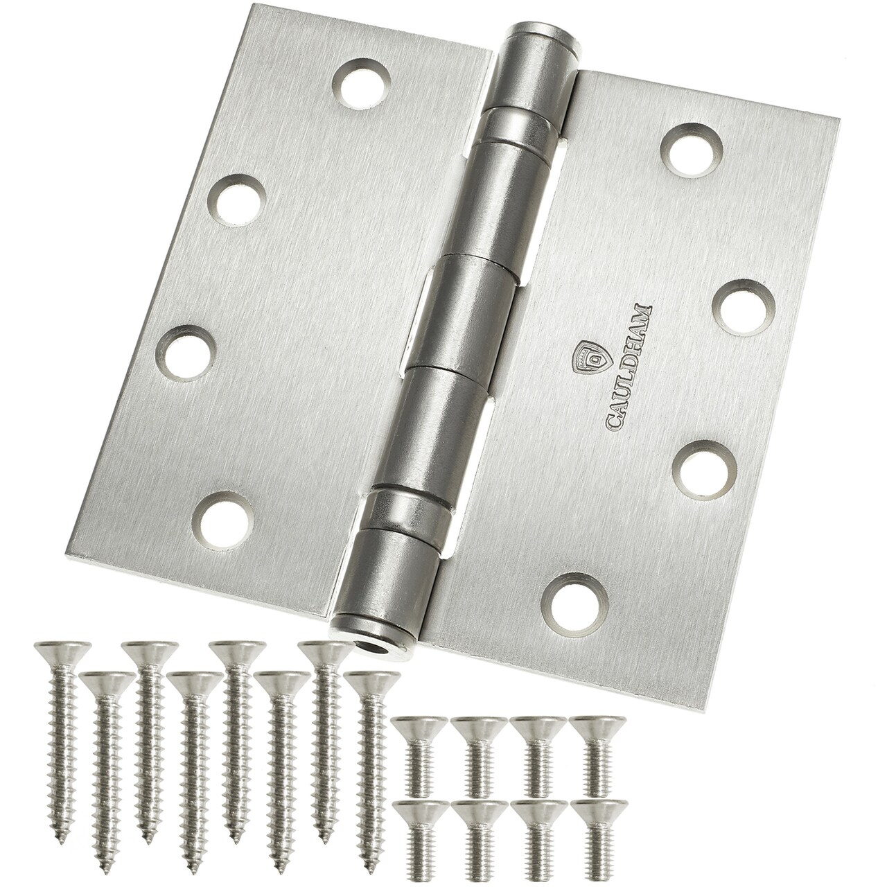 Cauldham (3 Pack) Commercial-Grade 4-1/2" Full Mortise Ball-Bearing Door Hinges